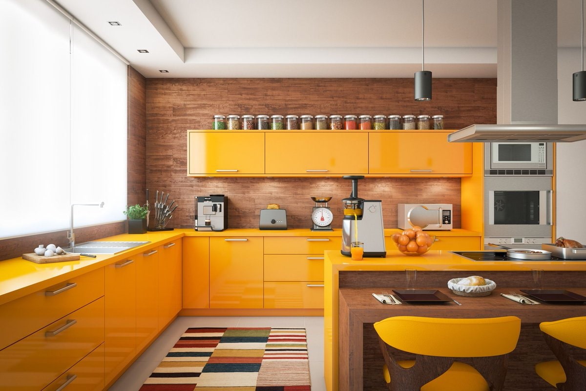 Желтые Кухни В Интерьере Фото Дизайн