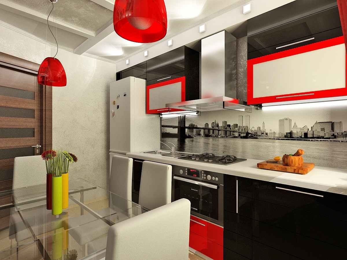 Дизайн Кухни В Красном Цвете