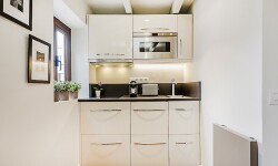 Мини-кухня для студии: достоинства и недостатки, особенности выбора и дизайна