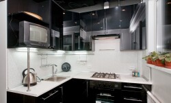 Идеальный дизайн черно-белой кухни и варианты для маленькой квартиры