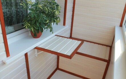 Декоративные панели для внутренней отделки балкона