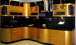 Особенности золотого цвета в интерьере кухни