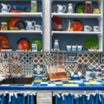 синий кухонный гарнитур дизайн