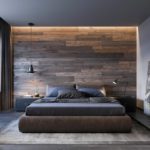 деревянная плитка в спальне