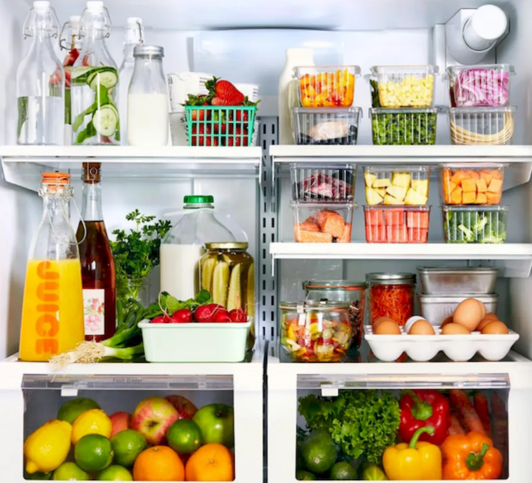 продукты в холодильнике