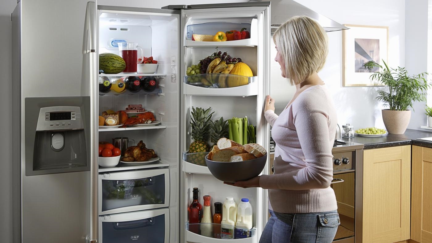 размещение продуктов в холодильнике