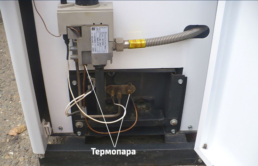 установка термопары для газового котла