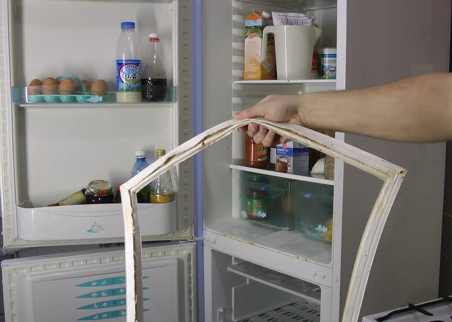 Замена резинки на холодильнике