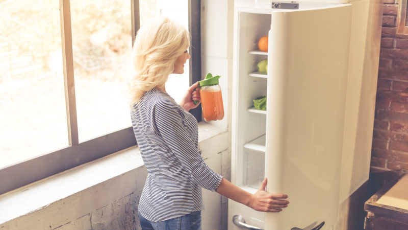 холодильник при низкой температуре