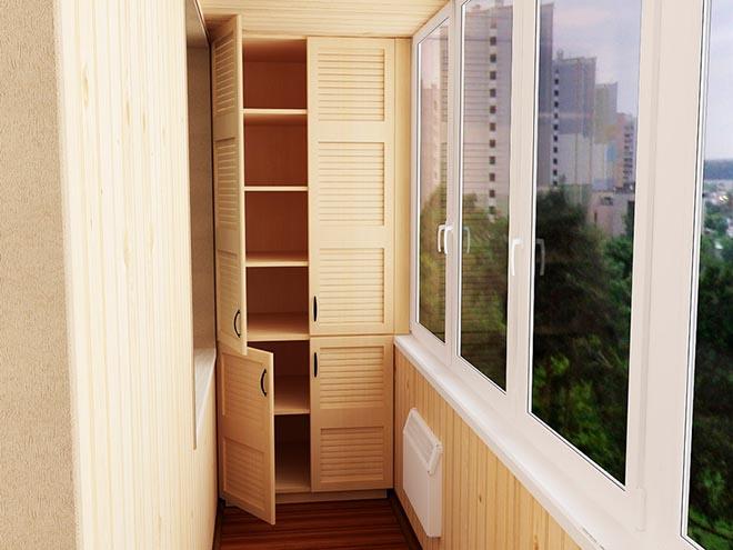 Проект шкафа для балкона