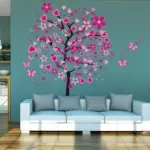 декоративное дерево на стене